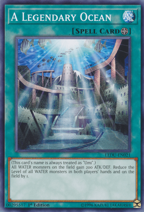 1st Edition, Common, Field Spell, Legendary Duelists, Spell A Legendary Ocean [LEDU-EN021] Common - Trading Card World