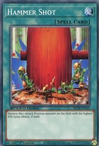 1st Edition, Common, Normal Spell, Speed Duel: Battle City Box, Spell Hammer Shot [SBCB-EN162] Common - Trading Card World