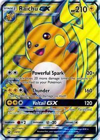 Fx2, Holofoil, Lightning, M-20, Promo, SM90, Sun & Moon: Black Star Promos Raichu GX (SM90) (Jumbo Card) [Sun & Moon: Black Star Promos] - Trading Card World