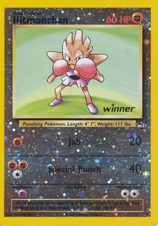 Best of Promos, Fighting, Promo, Psychic[×2], Reverse Holofoil Hitmonchan (2) (Winner) [Best of Promos] - Trading Card World