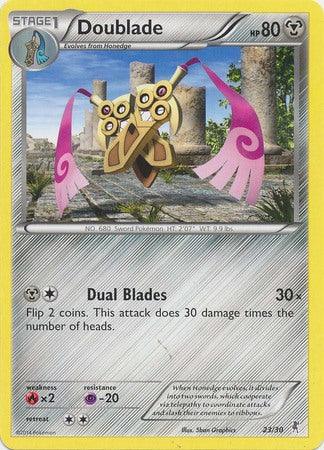 23, Fire[×2], Metal, Normal, Promo, Psychic[-20], XY: Trainer Kit 1 - Bisharp Doublade (23/30) [XY: Trainer Kit 1 - Bisharp] - Trading Card World