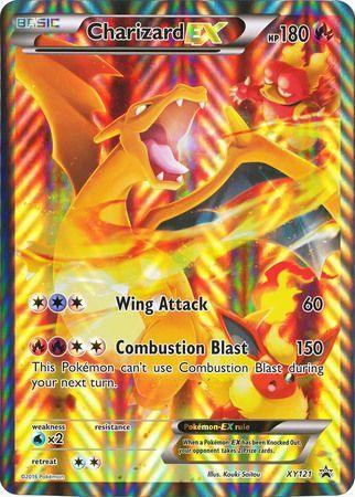 Fire, Holofoil, Promo, Water[x2], XY121, XY: Black Star Promos Charizard EX (XY121) (Jumbo Card) [XY: Black Star Promos] - Trading Card World