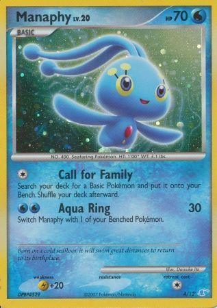 Diamond & Pearl: Trainer Kit - Manaphy, Holofoil, Lightning[+20], Promo, Water Manaphy (4/12) [Diamond & Pearl: Trainer Kit - Manaphy] - Trading Card World