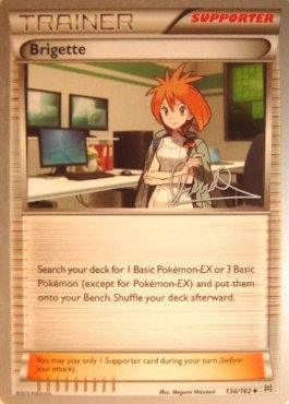 134, Normal, Supporter, Uncommon, World Championships 2017 Brigette (134/162) (Infinite Force - Diego Cassiraga) [World Championships 2017] - Trading Card World