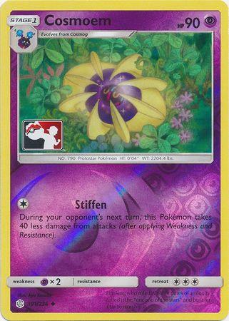 Psychic, Psychic[×2], Reverse Holofoil, Sun & Moon: Cosmic Eclipse, Uncommon Cosmoem (101/236) (Pokemon Club Special Print) [Sun & Moon: Cosmic Eclipse] - Trading Card World