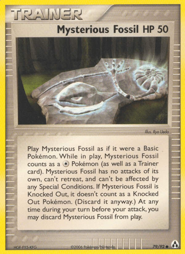 79, Common, EX: Legend Maker, Item, Normal Mysterious Fossil (79/92) [EX: Legend Maker] - Trading Card World