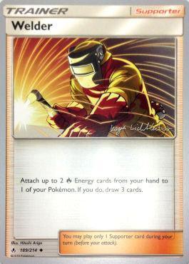 189, Normal, Supporter, Uncommon, World Championships 2019 Welder (189/214) (Fire Box - Kaya Lichtleitner) [World Championships 2019] - Trading Card World