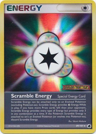 89, EX: Dragon Frontiers, Reverse Holofoil, Uncommon Scramble Energy (89/101) (Stamped) [EX: Dragon Frontiers] - Trading Card World