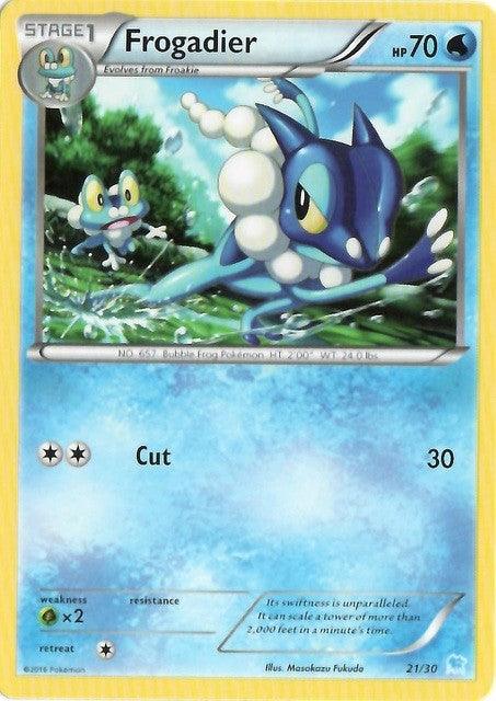 21, Grass[×2], Normal, Promo, Water, XY: Trainer Kit 3 - Suicune Frogadier (21/30) [XY: Trainer Kit 3 - Suicune] - Trading Card World