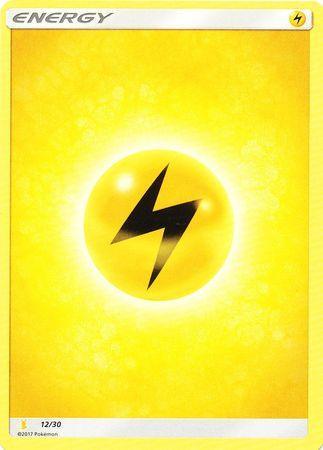 12, Lightning, Normal, Promo, Sun & Moon: Trainer Kit - Alolan Raichu Lightning Energy (12/30) [Sun & Moon: Trainer Kit - Alolan Raichu] - Trading Card World