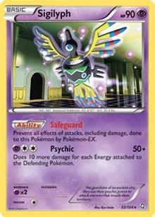 52, Black & White: Dragons Exalted, Normal, Psychic, Px2, Rare Sigilyph (52/124) (Theme Deck Exclusive) [Black & White: Dragons Exalted] - Trading Card World