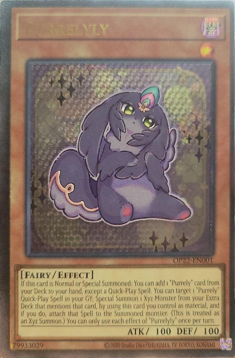 Dark, Effect Monster, Fairy, OTS Tournament Pack 22, Ultimate Rare, Unlimited Purrelyly [OP22-EN001] Ultimate Rare - Trading Card World