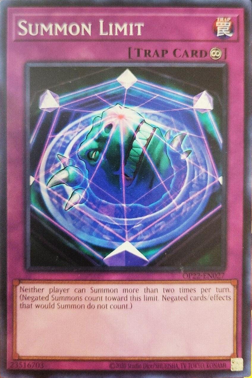 Common, Continuous Trap, OTS Tournament Pack 22, Trap, Unlimited Summon Limit [OP22-EN027] Common - Trading Card World