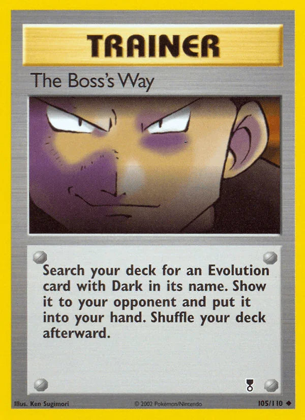 105, Legendary Collection, Normal, Reverse Holofoil, Trainer, Uncommon The Boss's Way (105/110) [Legendary Collection] - Trading Card World