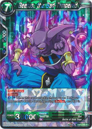 Battle, Battle of Gods Saga, Beerus, DB1-050, Dragon Brawl, God, Green, Parallel Foil, Rare Beerus, the Bad-Tempered (DB1-050) [Dragon Brawl] - Trading Card World