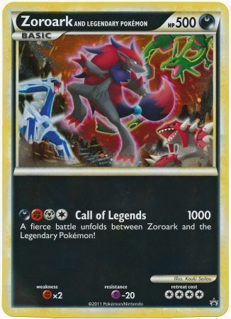Zoroark and Legendary Pokemon (Jumbo Card) [Miscellaneous Cards]