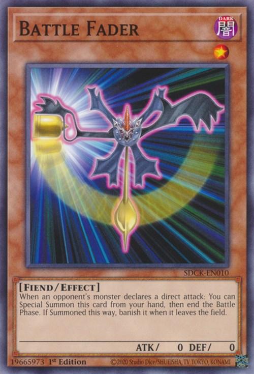 1st Edition, Common, Dark, Effect Monster, Fiend, Structure Deck: The Crimson King Battle Fader [SDCK-EN010] Common - Trading Card World