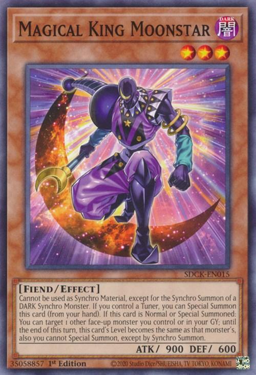 1st Edition, Common, Dark, Effect Monster, Fiend, Structure Deck: The Crimson King Magical King Moonstar [SDCK-EN015] Common - Trading Card World