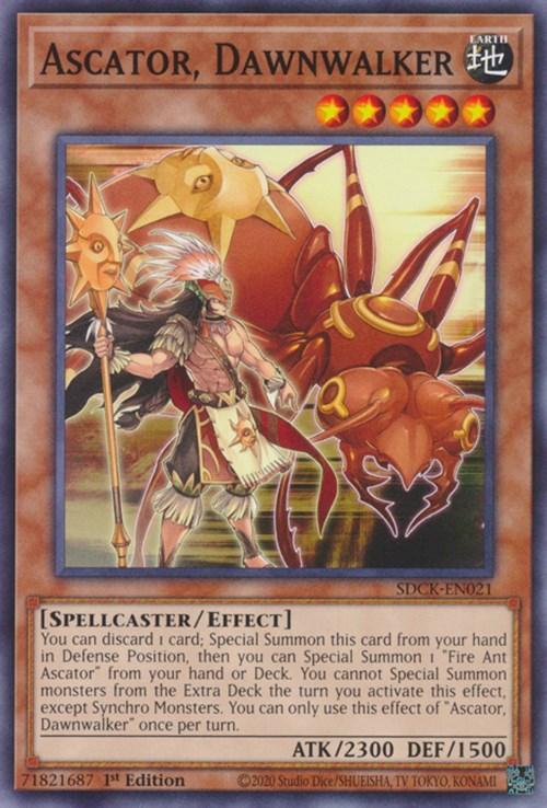 1st Edition, Common, Earth, Effect Monster, Spellcaster, Structure Deck: The Crimson King Ascator, Dawnwalker [SDCK-EN021] Common - Trading Card World
