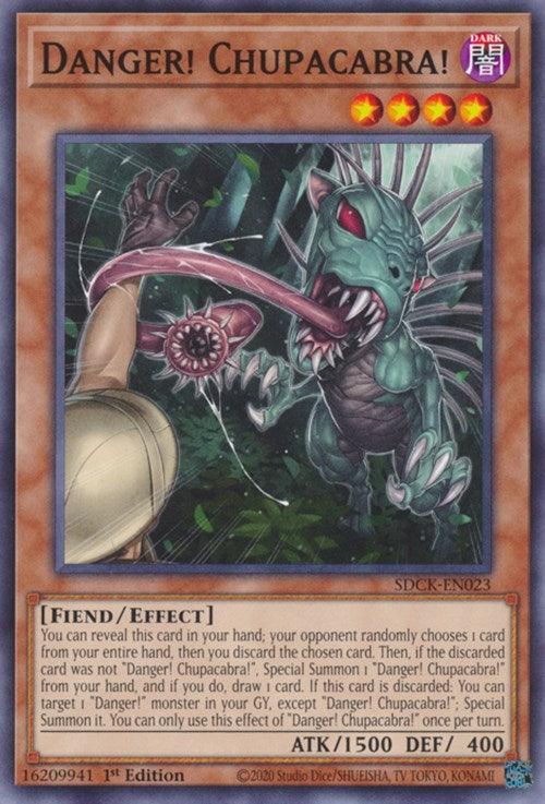 1st Edition, Common, Dark, Effect Monster, Fiend, Structure Deck: The Crimson King Danger! Chupacabra! [SDCK-EN023] Common - Trading Card World