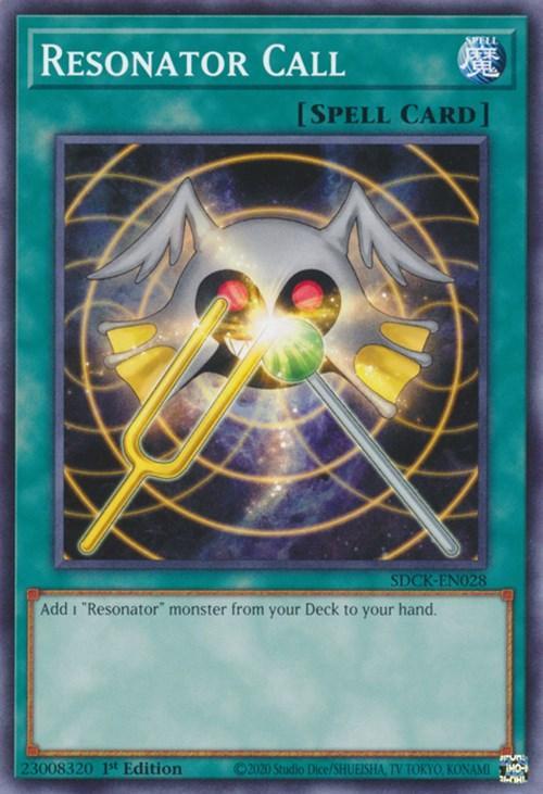 1st Edition, Common, Normal Spell, Spell, Structure Deck: The Crimson King Resonator Call [SDCK-EN028] Common - Trading Card World