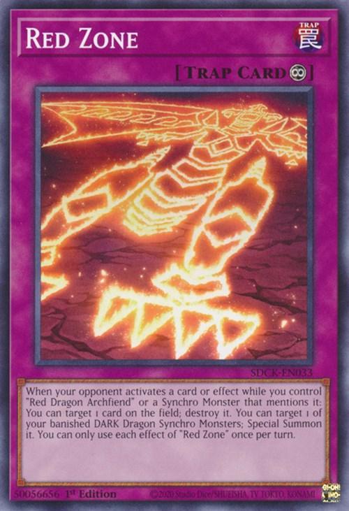 1st Edition, Common, Continuous Trap, Structure Deck: The Crimson King, Trap Red Zone [SDCK-EN033] Common - Trading Card World
