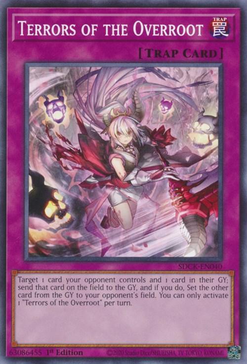 1st Edition, Common, Normal Trap, Structure Deck: The Crimson King, Trap Terrors of the Overroot [SDCK-EN040] Common - Trading Card World