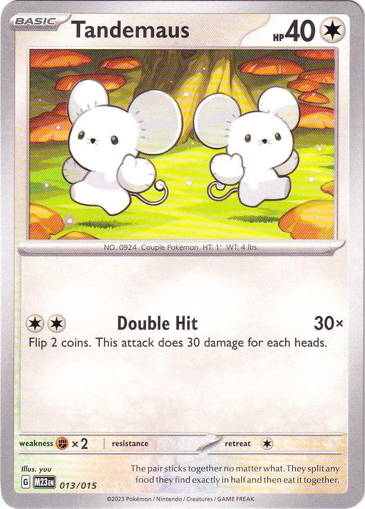 013, Colorless, Fighting [x2], McDonald's Promos: 2023 Collection, Normal, Promo Tandemaus (013/015) [McDonald's Promos: 2023 Collection] - Trading Card World