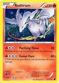 17, Black & White: Plasma Freeze, Fire, Holofoil, Promo, Wx2 Reshiram (17/116) (Cosmos Holo) [Black & White: Plasma Freeze] - Trading Card World