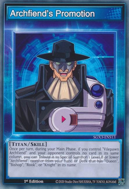 1st Edition, Common, Skill, Speed Duel GX: Duelists of Shadows Archfiend's Promotion [SGX3-ENS13] Common - Trading Card World