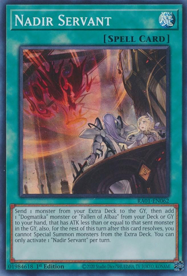 1st Edition, Normal Spell, Rarity Collection (25th Anniversary Edition), Spell, Super Rare Nadir Servant [RA01-EN062] Super Rare - Trading Card World
