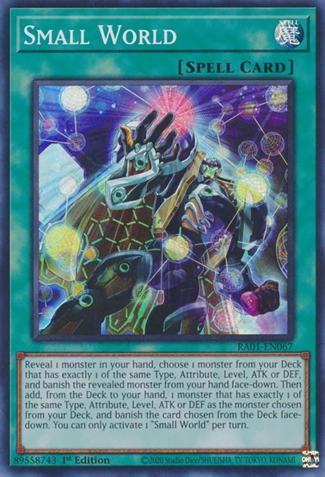 1st Edition, Normal Spell, Rarity Collection (25th Anniversary Edition), Spell, Super Rare Small World [RA01-EN067] Super Rare - Trading Card World