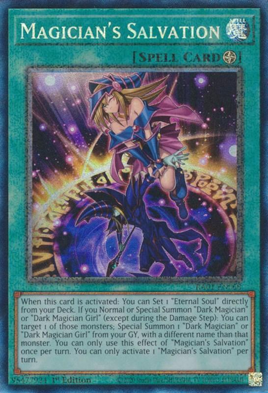 1st Edition, Field Spell, Prismatic Collector's Rare, Rarity Collection (25th Anniversary Edition), Spell Magician's Salvation [RA01-EN068] Prismatic Collector's Rare - Trading Card World