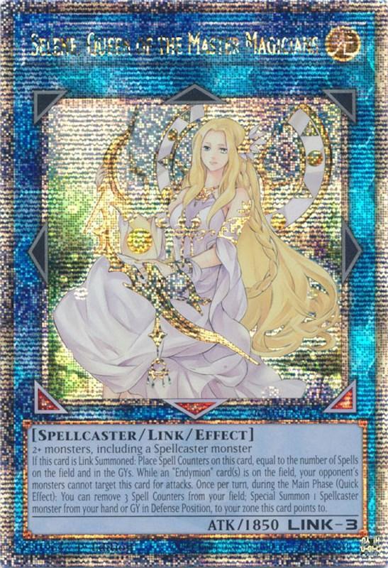 1st Edition, Light, Link/Effect Monster, Quarter Century Secret Rare, Rarity Collection (25th Anniversary Edition), Spellcaster Selene, Queen of the Master Magicians [RA01-EN047] Quarter Century Secret Rare - Trading Card World