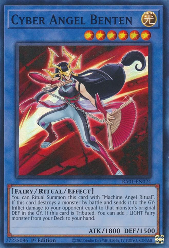 1st Edition, Fairy, Light, Rarity Collection (25th Anniversary Edition), Ritual/Effect Monster, Super Rare Cyber Angel Benten [RA01-EN024] Super Rare - Trading Card World