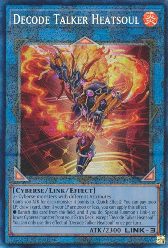 1st Edition, Cyberse, Fire, Link/Effect Monster, Prismatic Collector's Rare, Rarity Collection (25th Anniversary Edition) Decode Talker Heatsoul [RA01-EN048] Prismatic Collector's Rare - Trading Card World