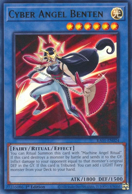 1st Edition, Fairy, Light, Rarity Collection (25th Anniversary Edition), Ritual/Effect Monster, Ultra Rare Cyber Angel Benten [RA01-EN024] Ultra Rare - Trading Card World