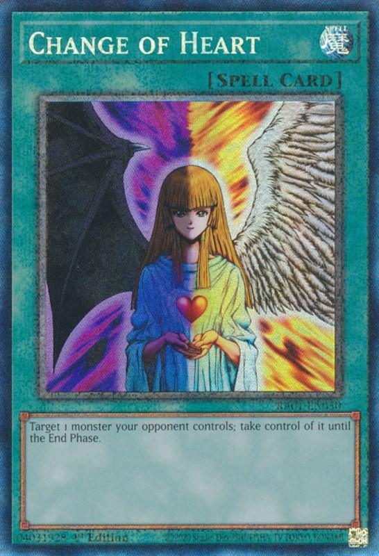 1st Edition, Normal Spell, Prismatic Collector's Rare, Rarity Collection (25th Anniversary Edition), Spell Change of Heart [RA01-EN050] Prismatic Collector's Rare - Trading Card World