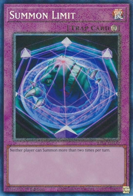 1st Edition, Continuous Trap, Prismatic Collector's Rare, Rarity Collection (25th Anniversary Edition), Trap Summon Limit [RA01-EN070] Prismatic Collector's Rare - Trading Card World