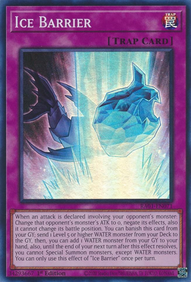 1st Edition, Normal Trap, Rarity Collection (25th Anniversary Edition), Super Rare, Trap Ice Barrier [RA01-EN071] Super Rare - Trading Card World