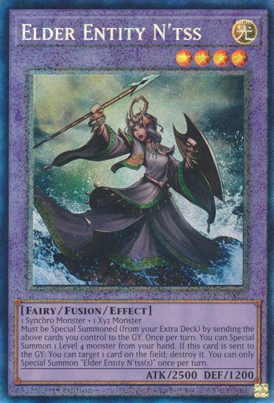 1st Edition, Effect Fusion Monster, Fairy, Light, Prismatic Collector's Rare, Rarity Collection (25th Anniversary Edition) Elder Entity N'tss [RA01-EN026] Prismatic Collector's Rare - Trading Card World