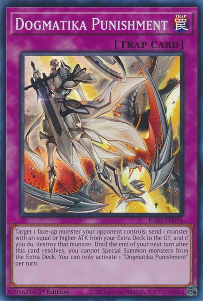 1st Edition, Normal Trap, Rarity Collection (25th Anniversary Edition), Super Rare, Trap Dogmatika Punishment [RA01-EN076] Super Rare - Trading Card World