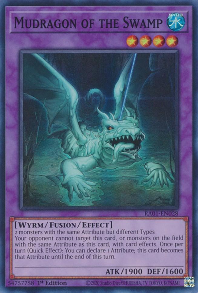 1st Edition, Fusion/Effect Monster, Rarity Collection (25th Anniversary Edition), Super Rare, Water, Wyrm Mudragon of the Swamp [RA01-EN028] Super Rare - Trading Card World