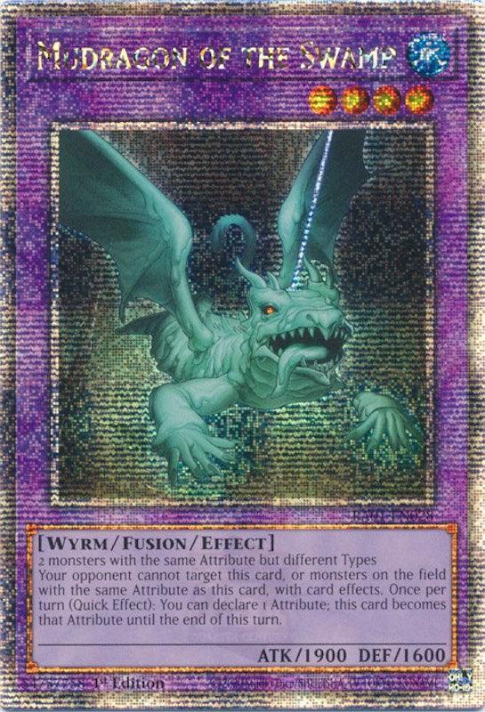 1st Edition, Fusion/Effect Monster, Quarter Century Secret Rare, Rarity Collection (25th Anniversary Edition), Water, Wyrm Mudragon of the Swamp [RA01-EN028] Quarter Century Secret Rare - Trading Card World