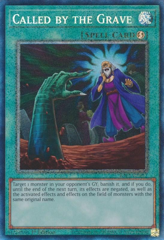 1st Edition, Prismatic Collector's Rare, Quick-Play Spell, Rarity Collection (25th Anniversary Edition), Spell Called by the Grave [RA01-EN057] Prismatic Collector's Rare - Trading Card World