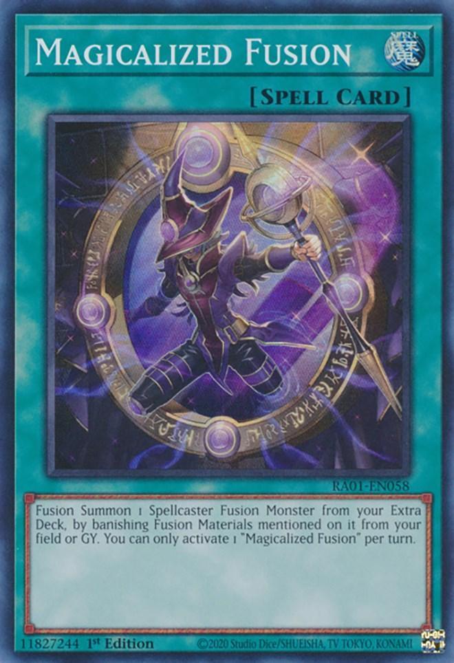 1st Edition, Normal Spell, Rarity Collection (25th Anniversary Edition), Spell, Super Rare Magicalized Fusion [RA01-EN058] Super Rare - Trading Card World