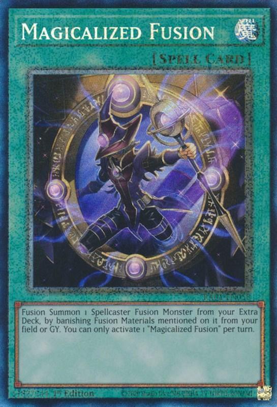 1st Edition, Normal Spell, Prismatic Collector's Rare, Rarity Collection (25th Anniversary Edition), Spell Magicalized Fusion [RA01-EN058] Prismatic Collector's Rare - Trading Card World