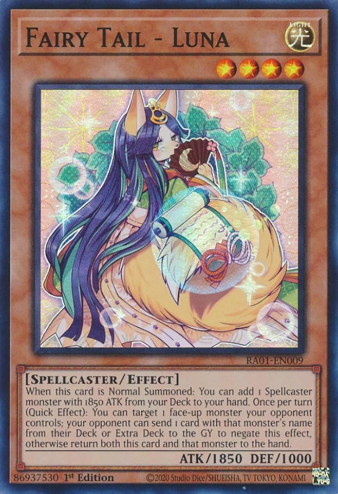 1st Edition, Effect Monster, Light, Rarity Collection (25th Anniversary Edition), Spellcaster, Super Rare Fairy Tail - Luna [RA01-EN009] Super Rare - Trading Card World