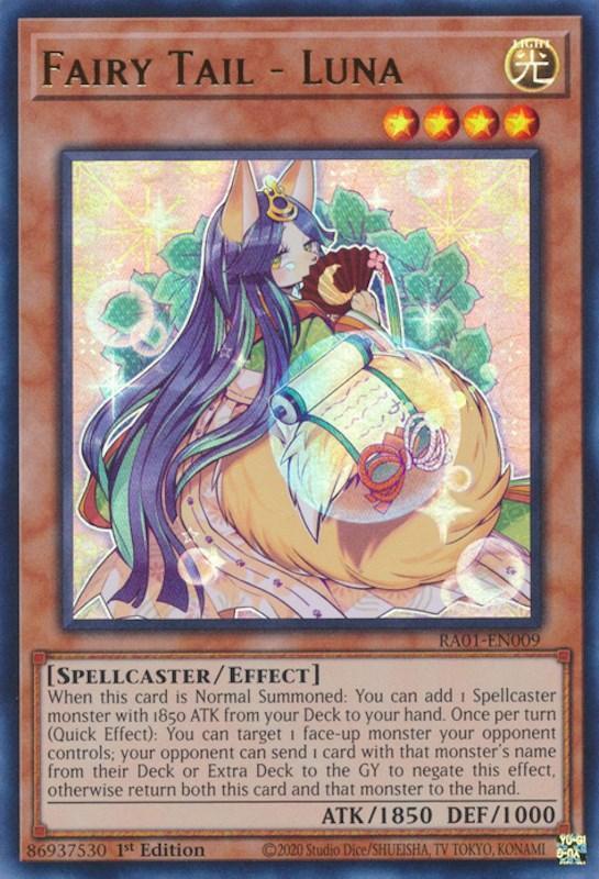 1st Edition, Effect Monster, Light, Rarity Collection (25th Anniversary Edition), Spellcaster, Ultra Rare Fairy Tail - Luna [RA01-EN009] Ultra Rare - Trading Card World