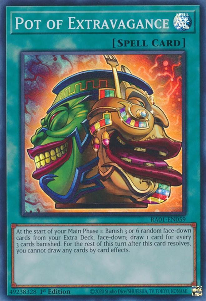 1st Edition, Normal Spell, Rarity Collection (25th Anniversary Edition), Spell, Super Rare Pot of Extravagance [RA01-EN059] Super Rare - Trading Card World